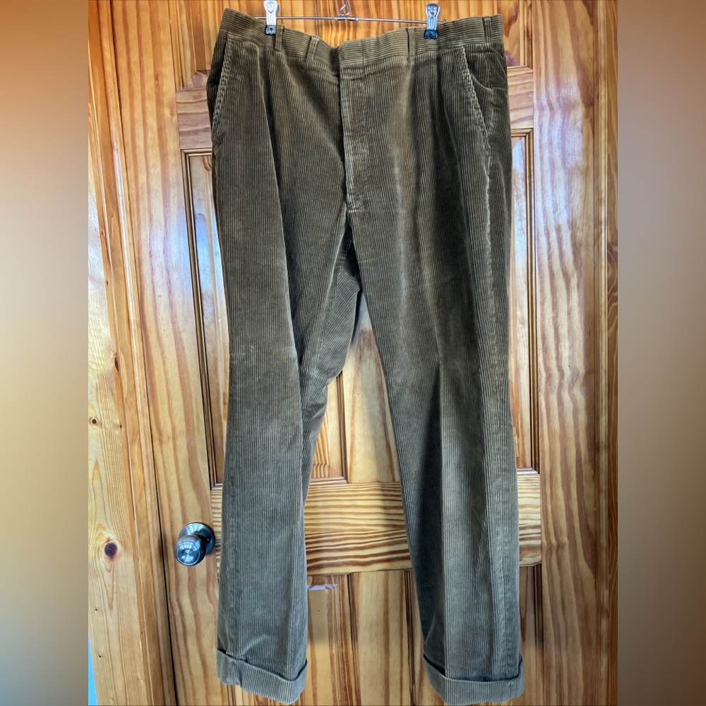 Men's Brown Corduroy Pants Vintage Fell by Corbin made in USA